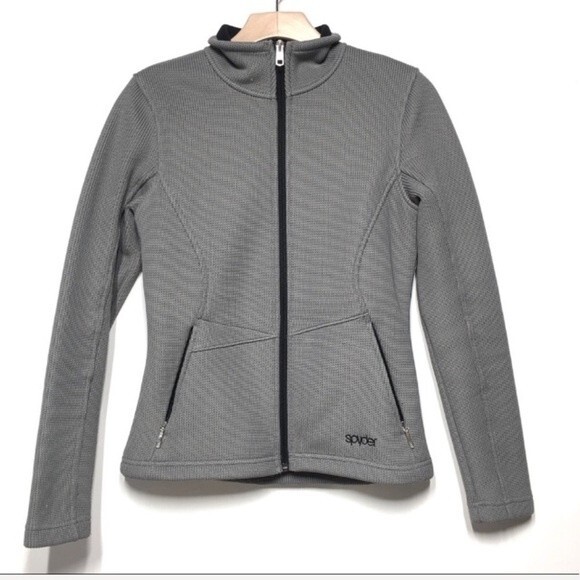Spyder Endure Full-Zip Sweater Gray Jacket S - Picture 2 of 8